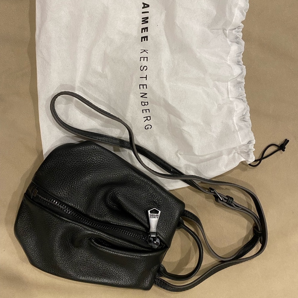 Aimee Kestenberg Black leather crossbody